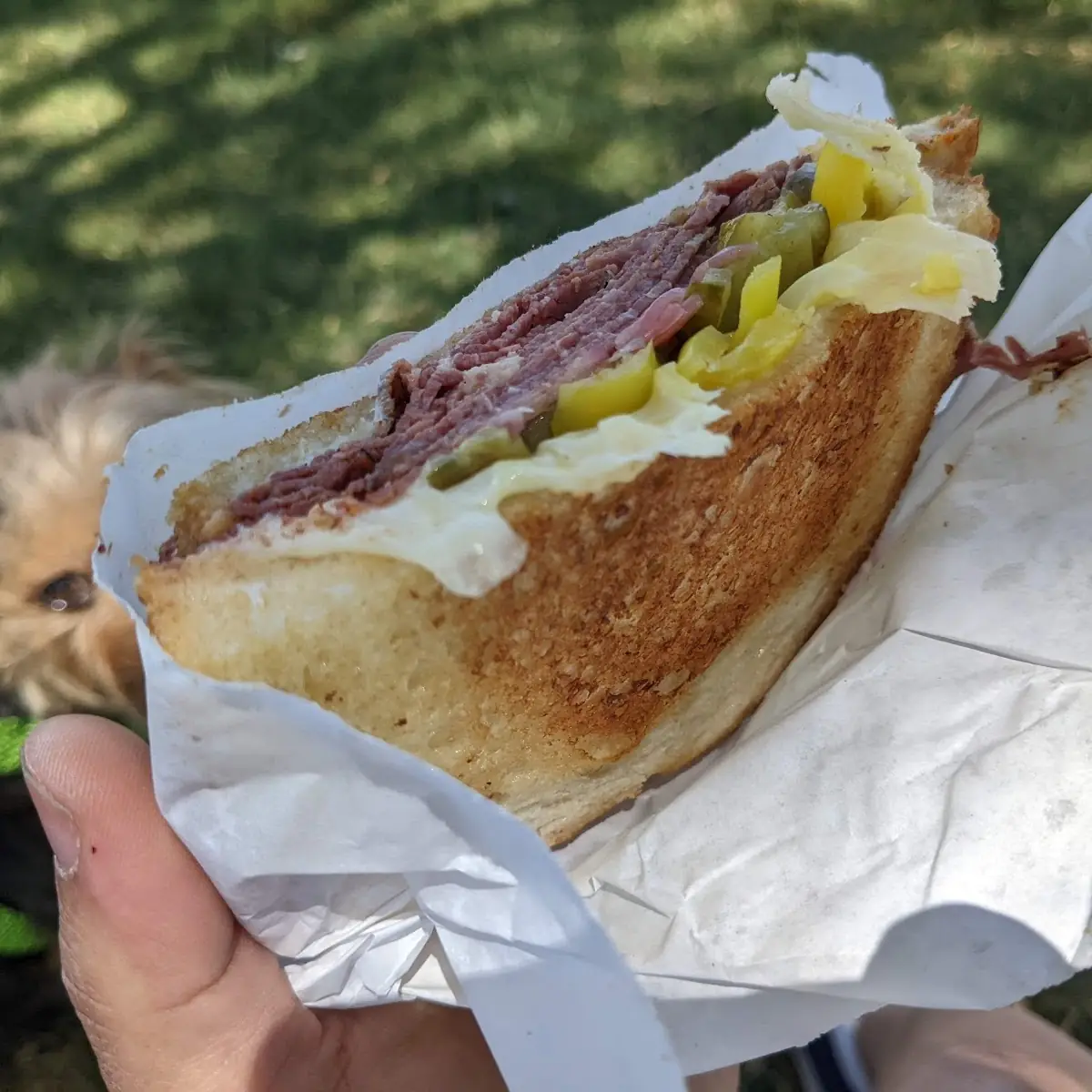 Toasted Corned Beef Sandwich