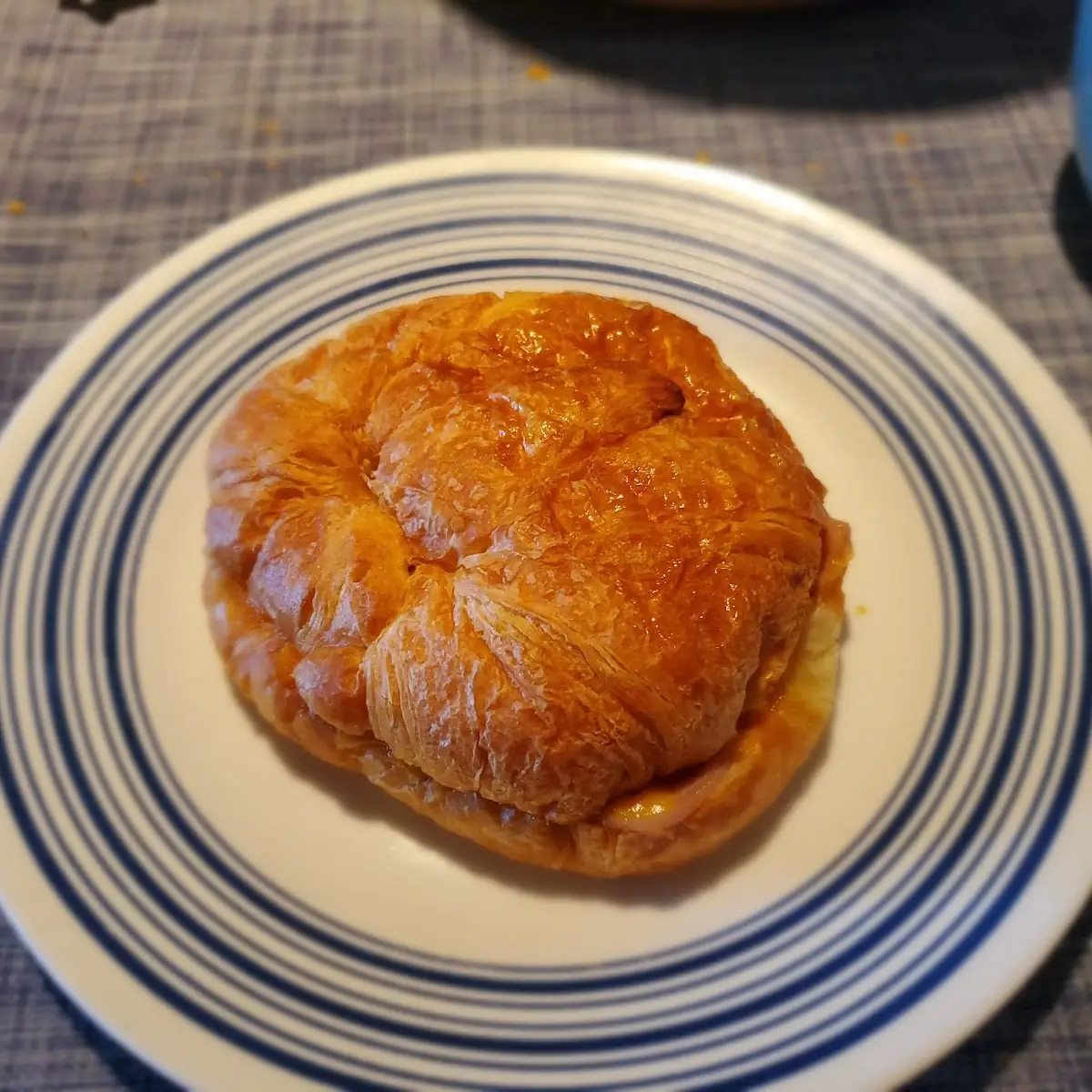 Ham Egg & Cheese Croissant Sandwich