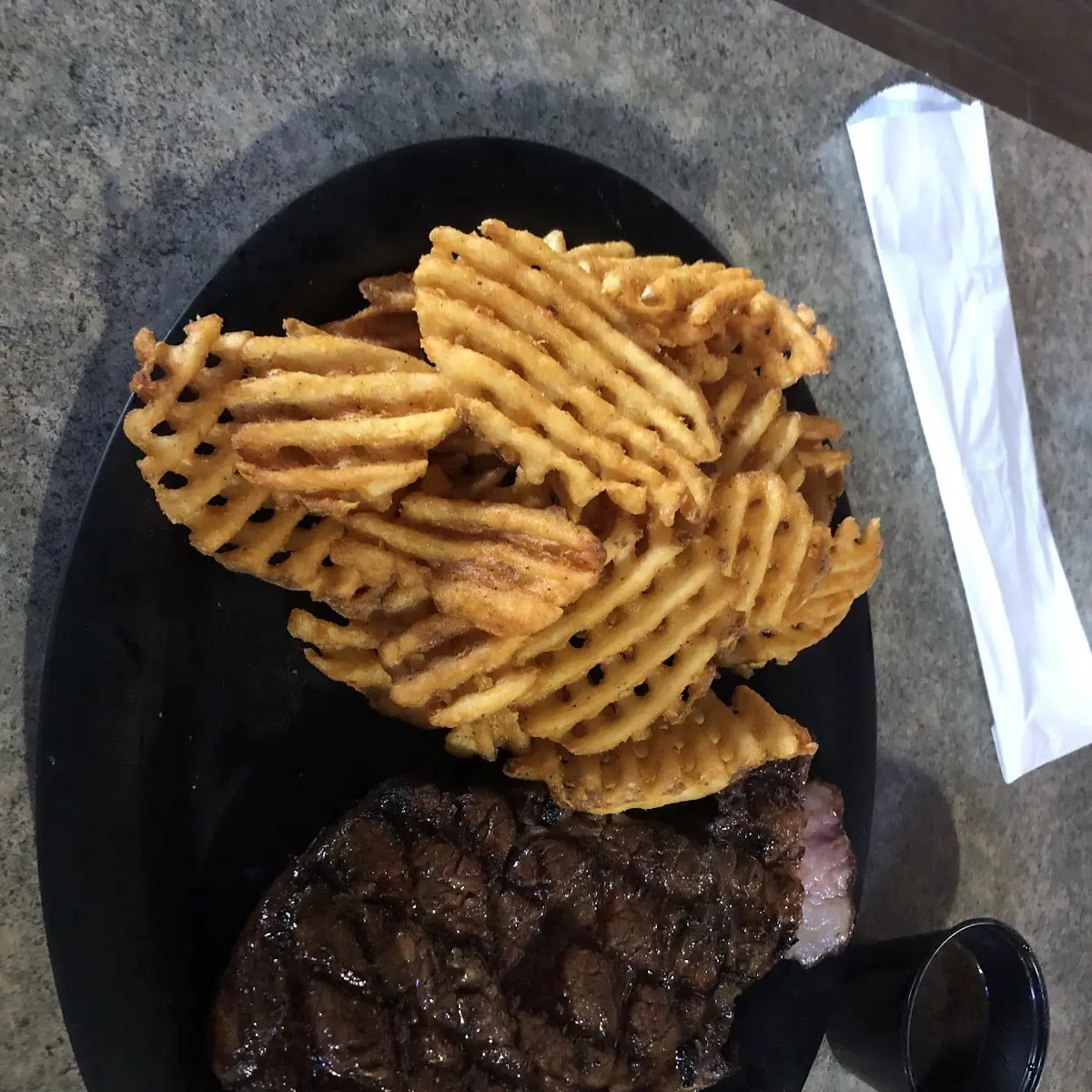 Prime Rib with Cross Cut Fries