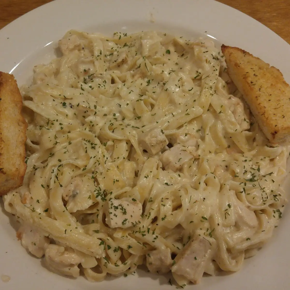 Fettuccine Alfredo with Chicken