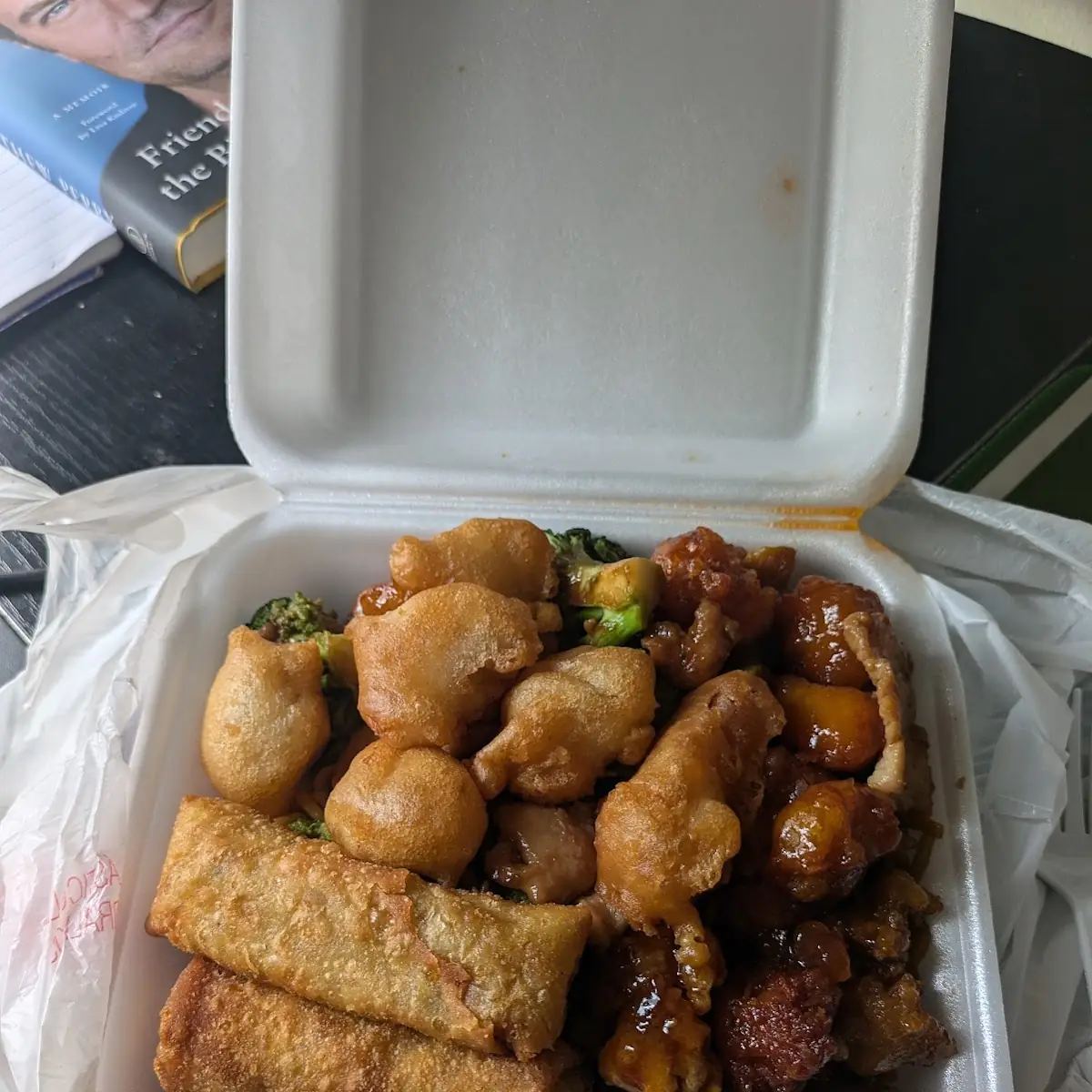 Shrimp Egg Roll 2 & Sweet Sour Chicken