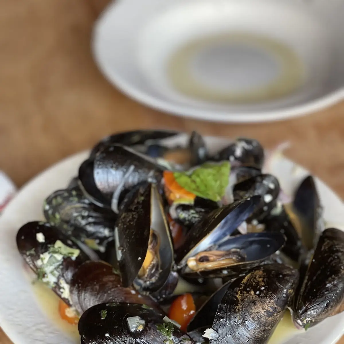 Steamed Mussels