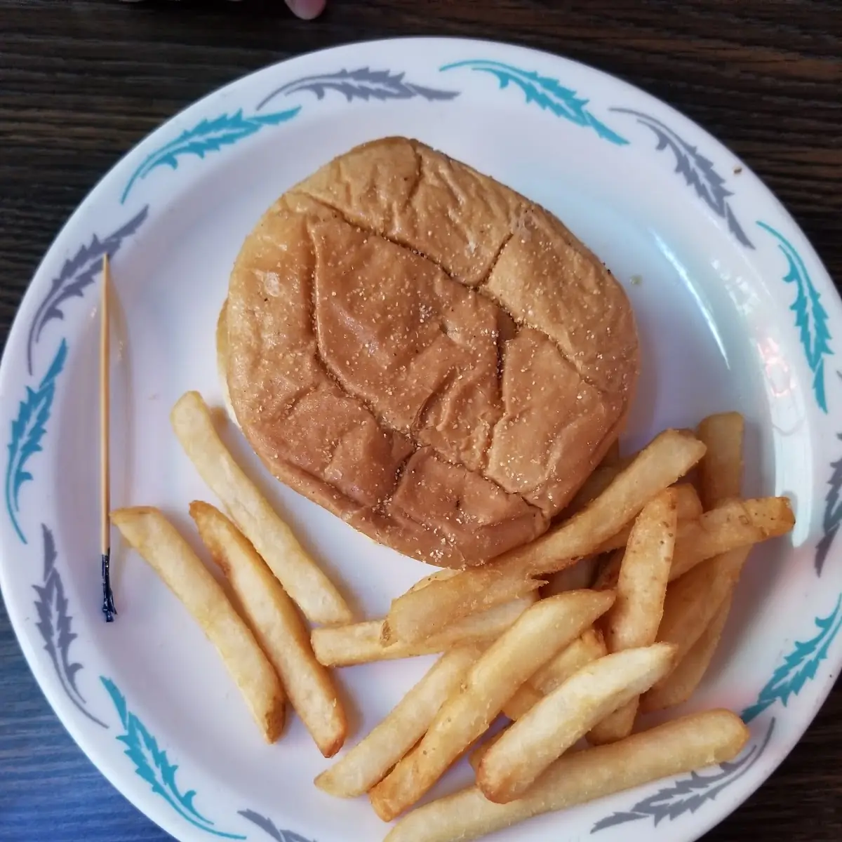 Kids Cheeseburger and Fries