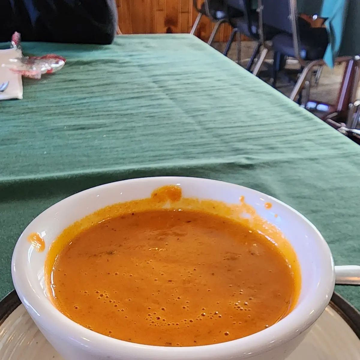 Tomato with Roasted Red and Gouda Soup