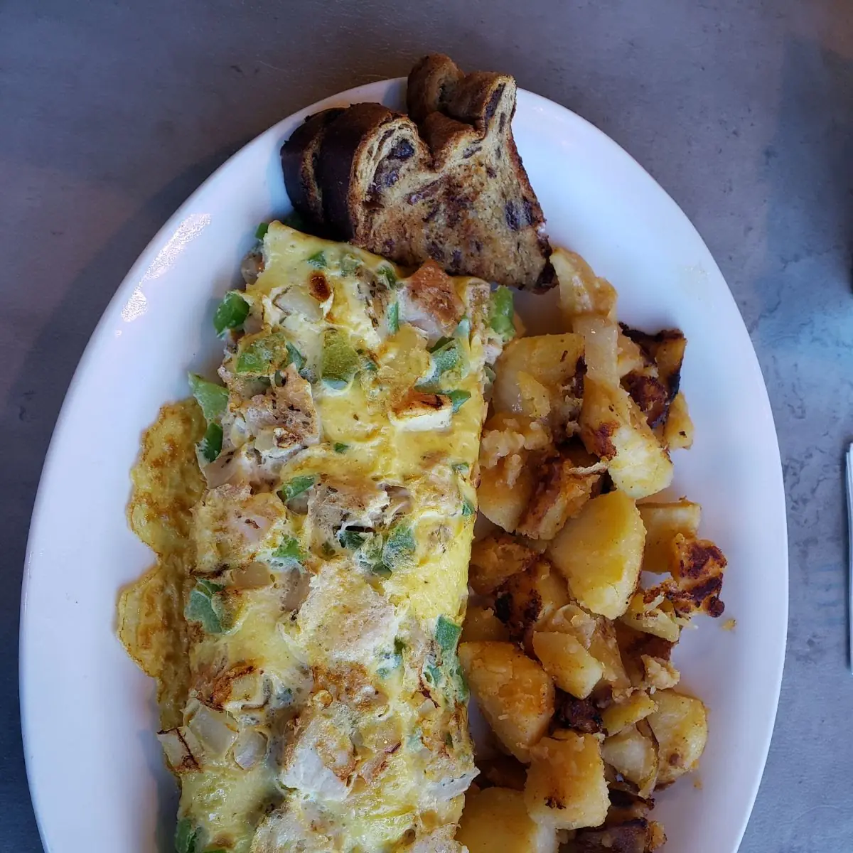 Chicken Quesadilla Omelette