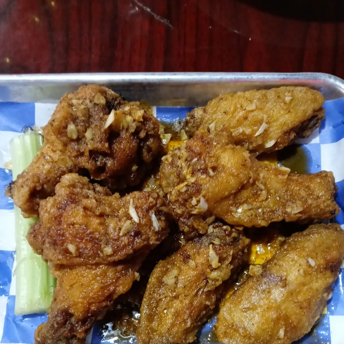 Old Bay Garlic Wings
