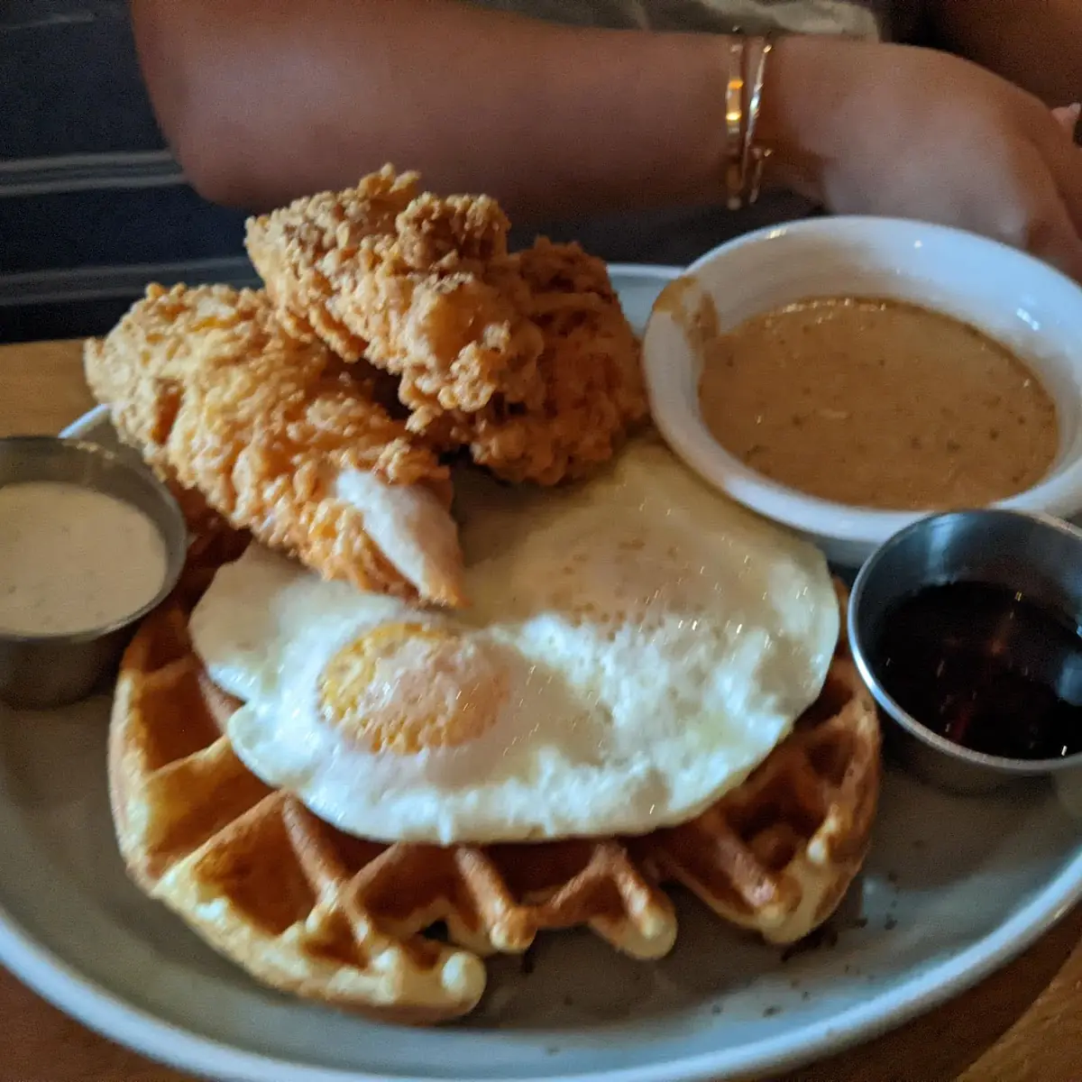 Fried Chicken and Waffle Brunch