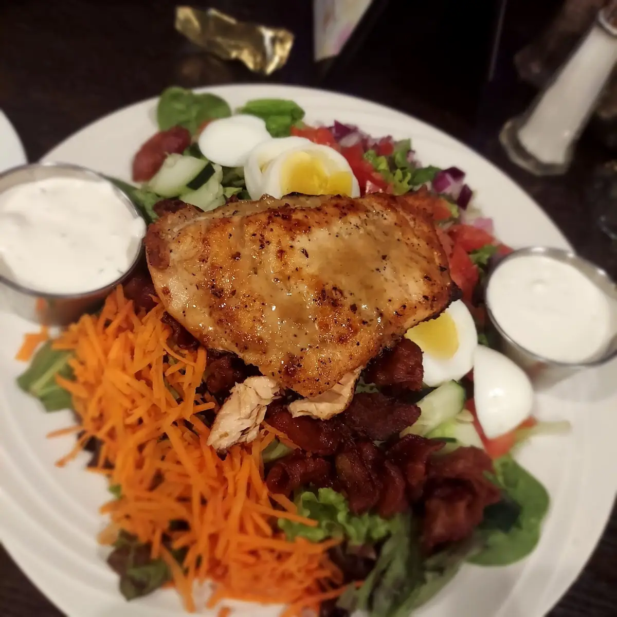 Cobb Salad with Salmon
