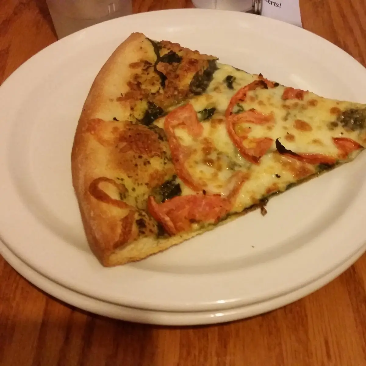 Spinach Mushroom Slice