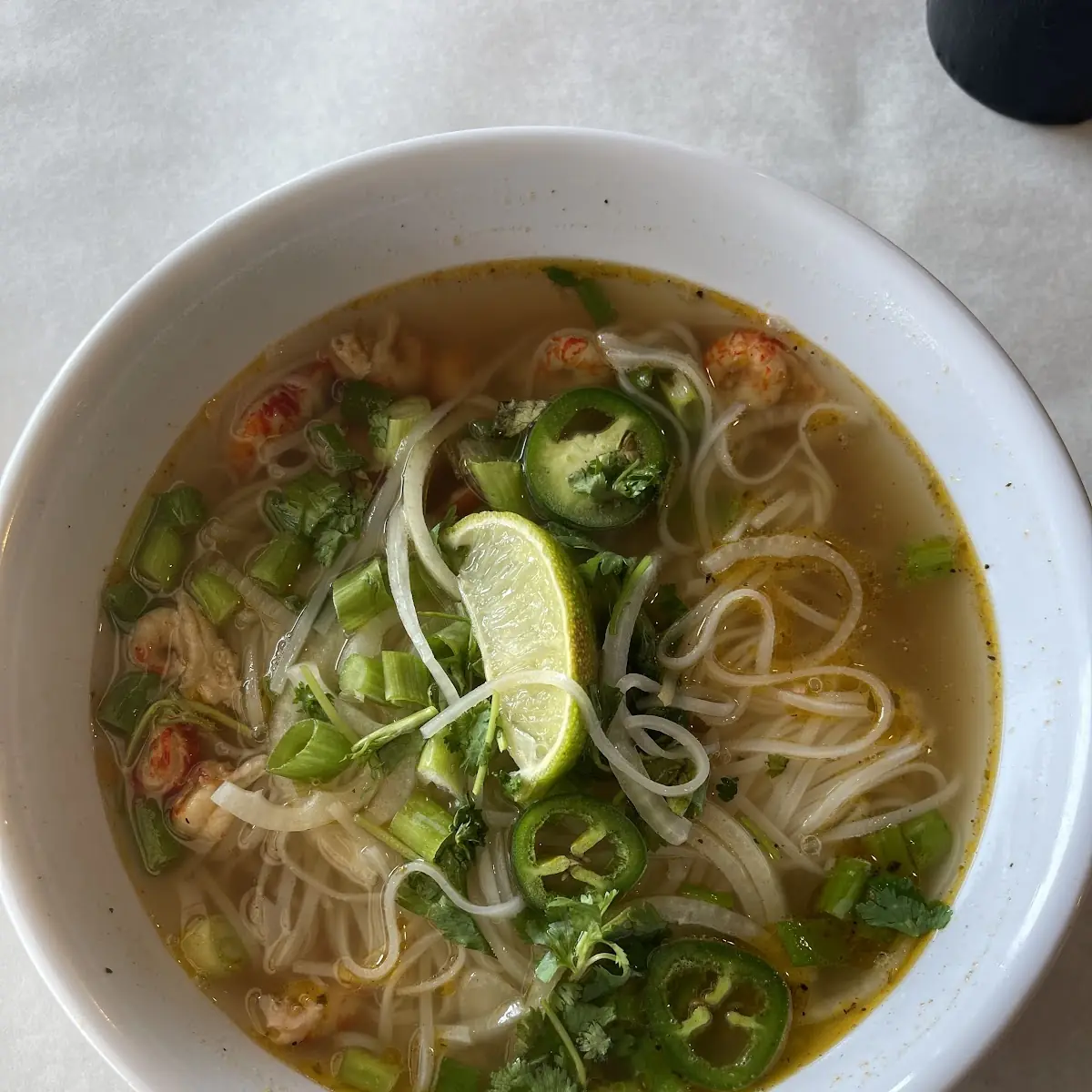 Plain Rice Noodle Soup