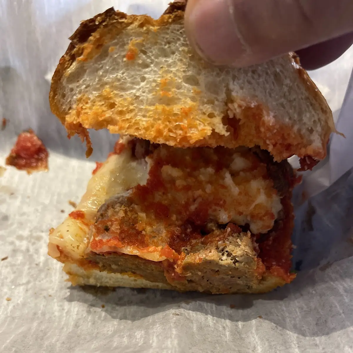 Meatball Sub on Sourdough