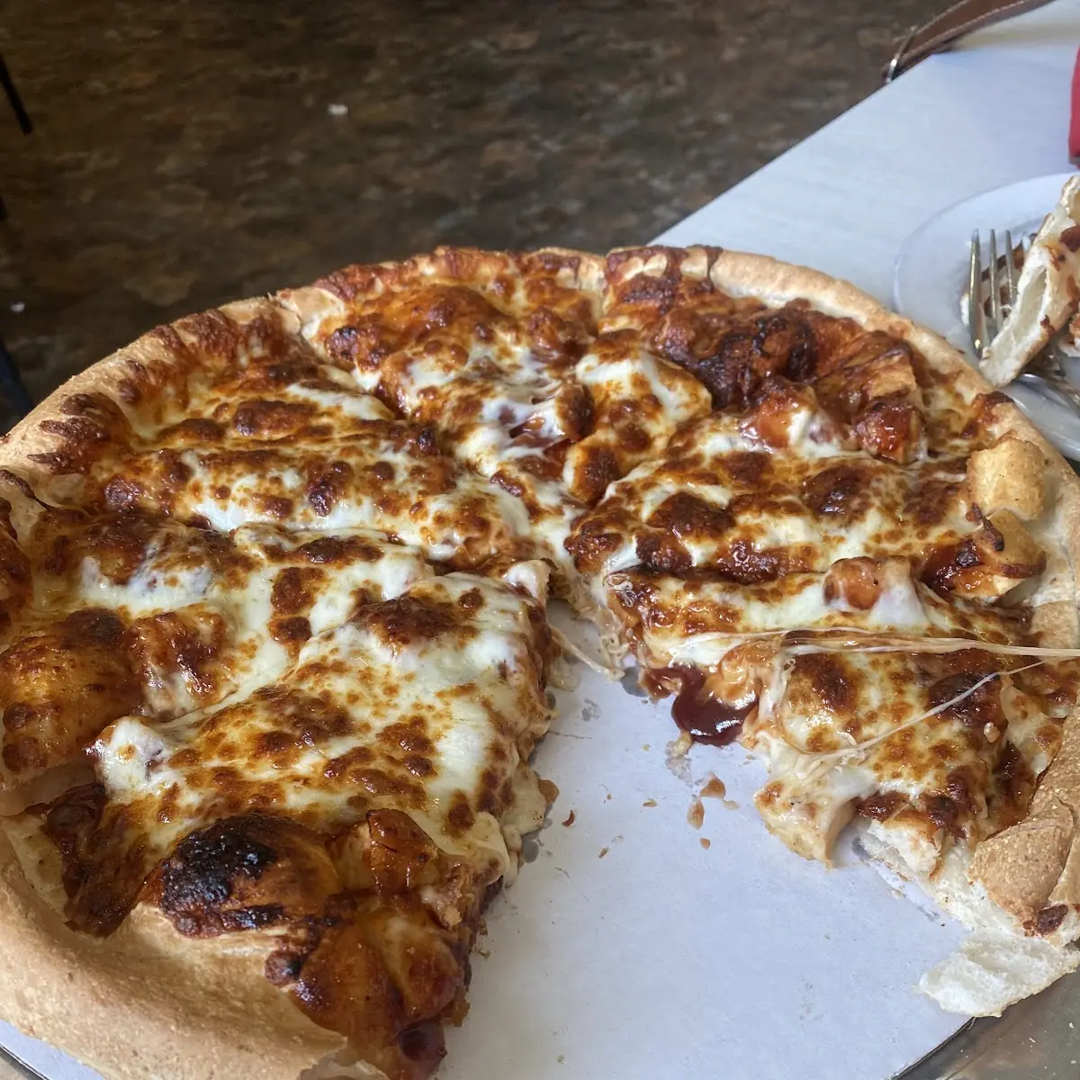 Chicken Bacon Ranch Pizza