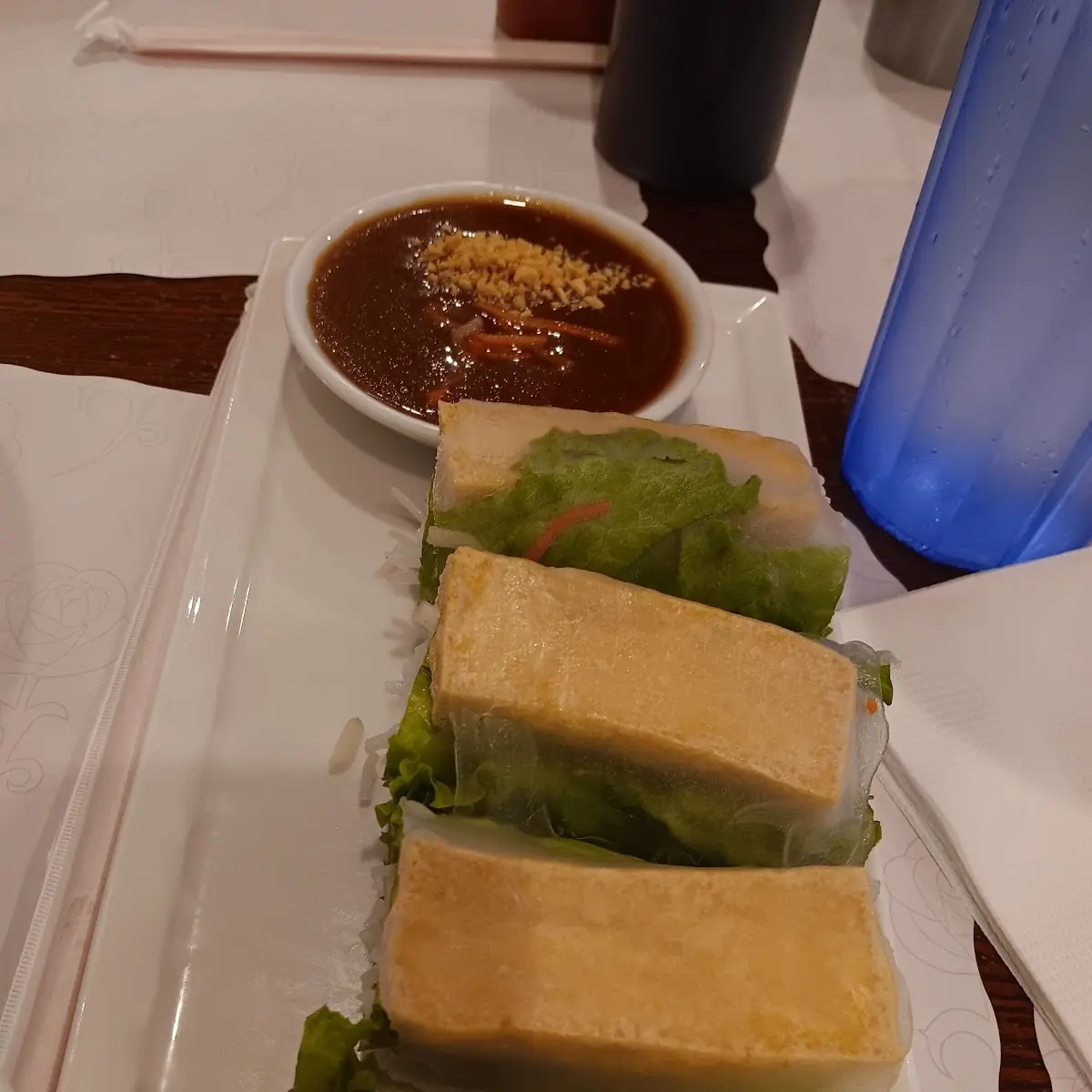 Fried Tofu Spring Rolls 2 Piece Goi Cuon Tofu