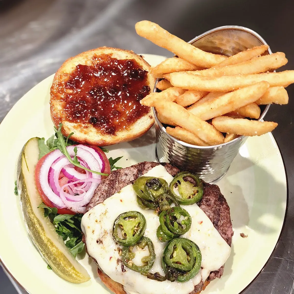 Fig & Jalapeño Burger