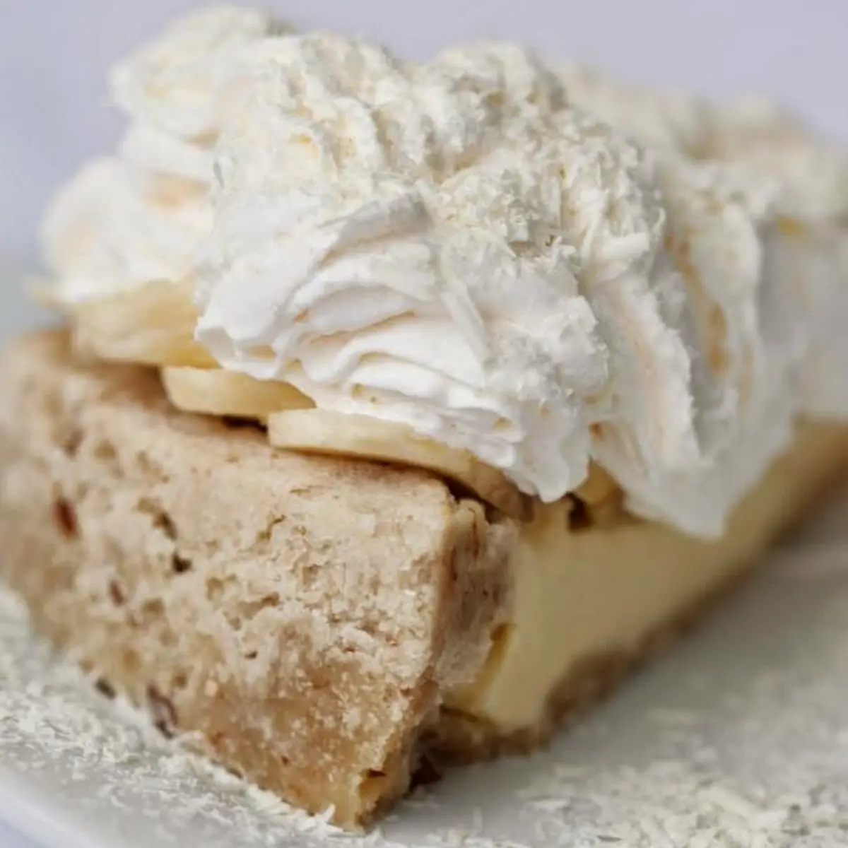 White Chocolate Banana Cream Pie
