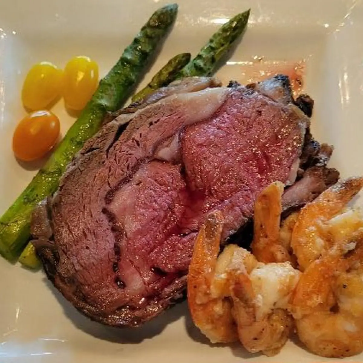 Prime Rib and Shrimp