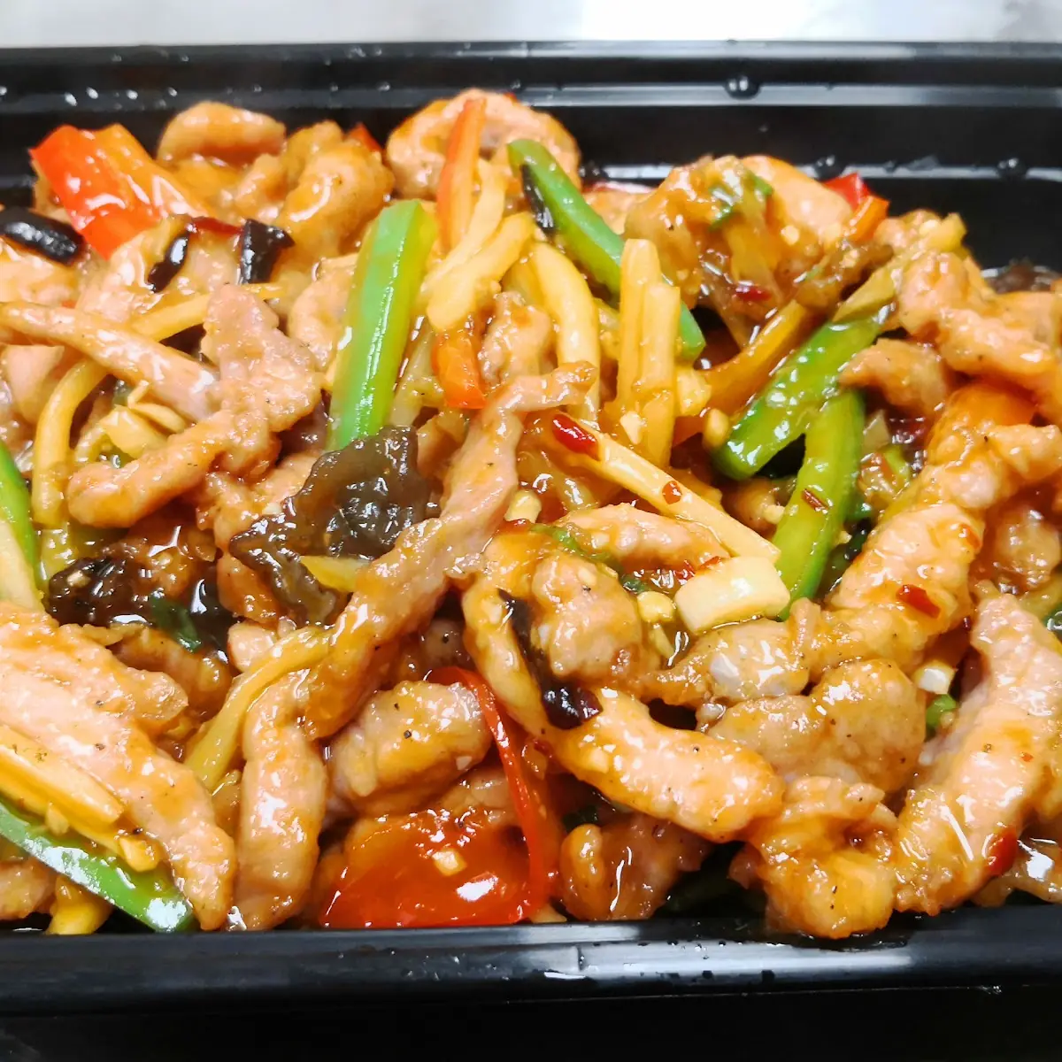 Shredded Pork w Garlic Sauce