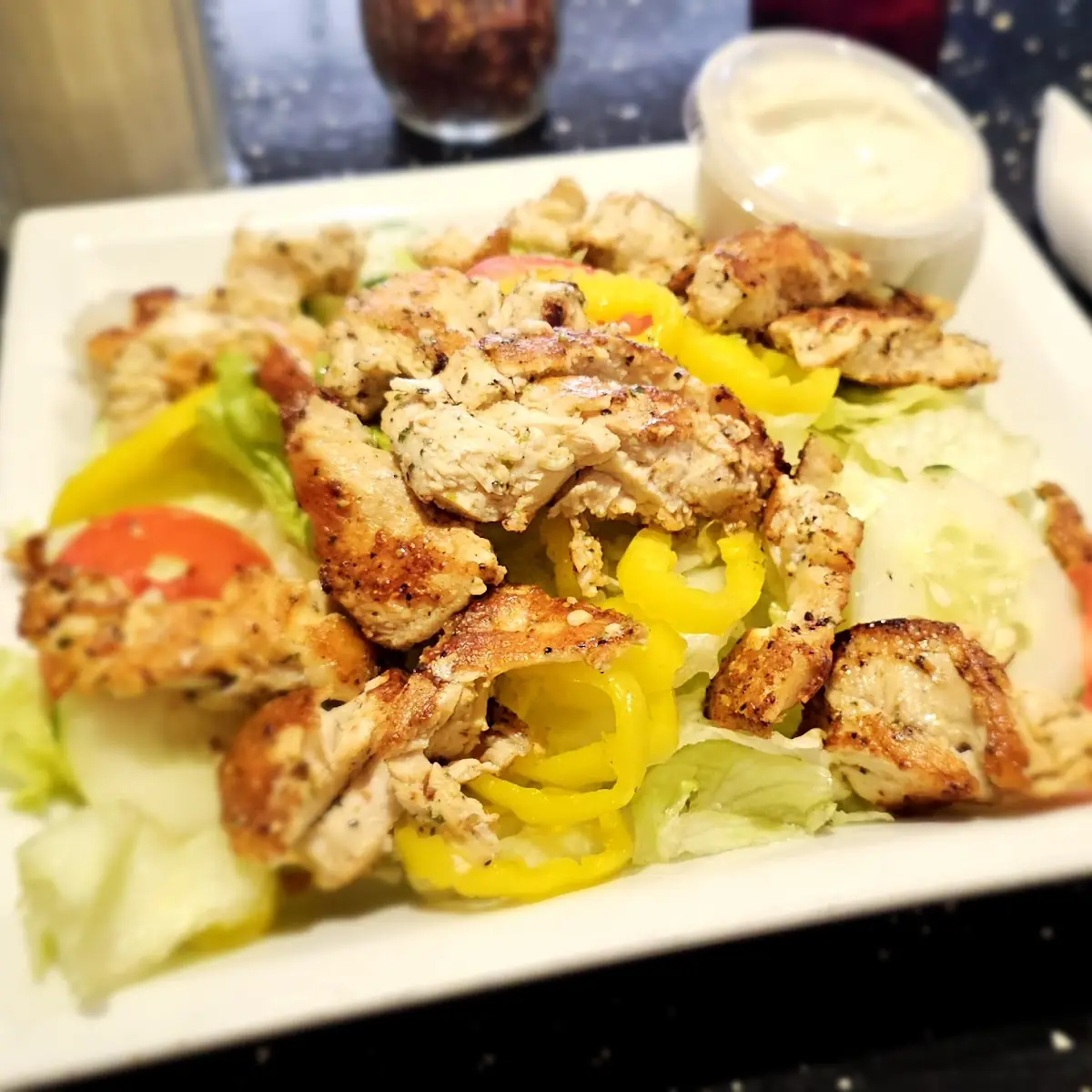 Grilled Chicken Salad with Ranch
