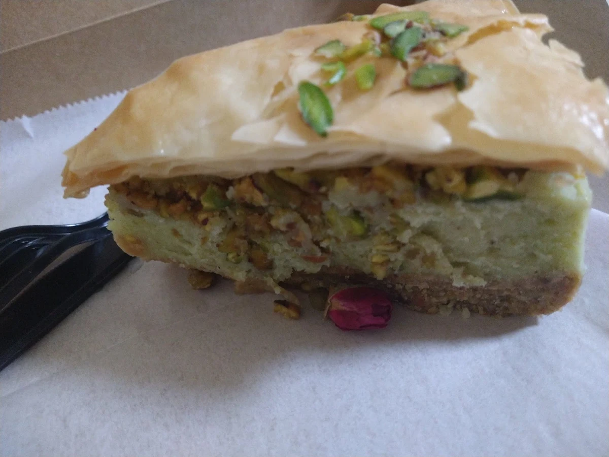 Pistachio Cheese Cake Baklava