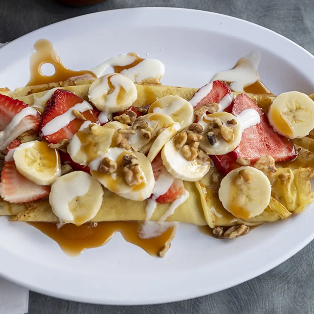 Fresh Fruit Crepes