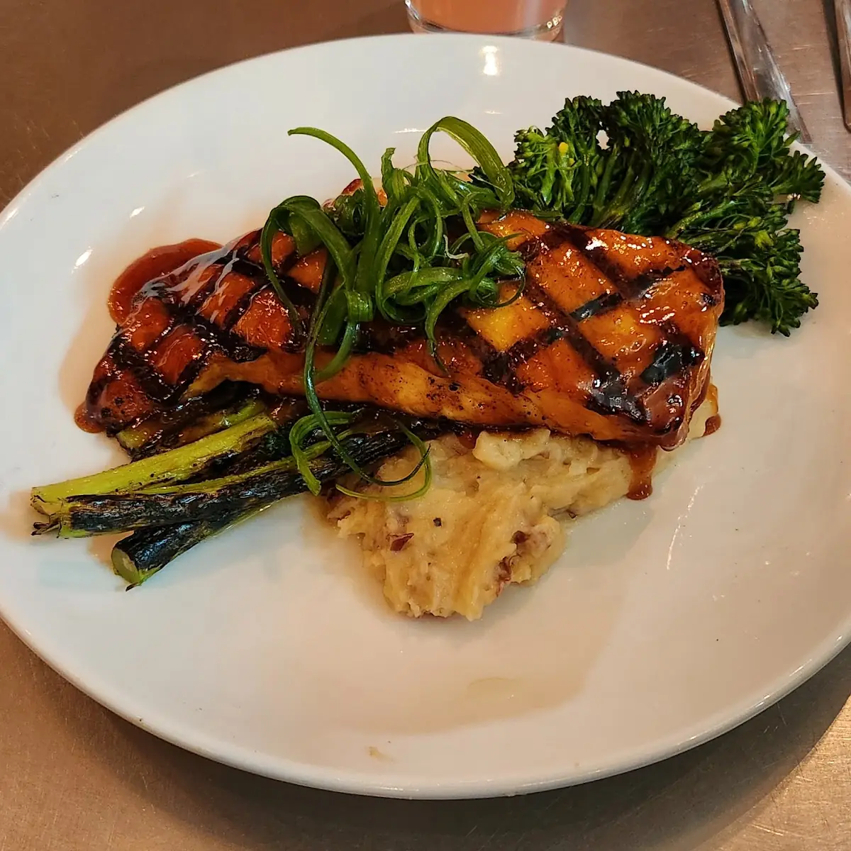 Bourbon Glazed Salmon