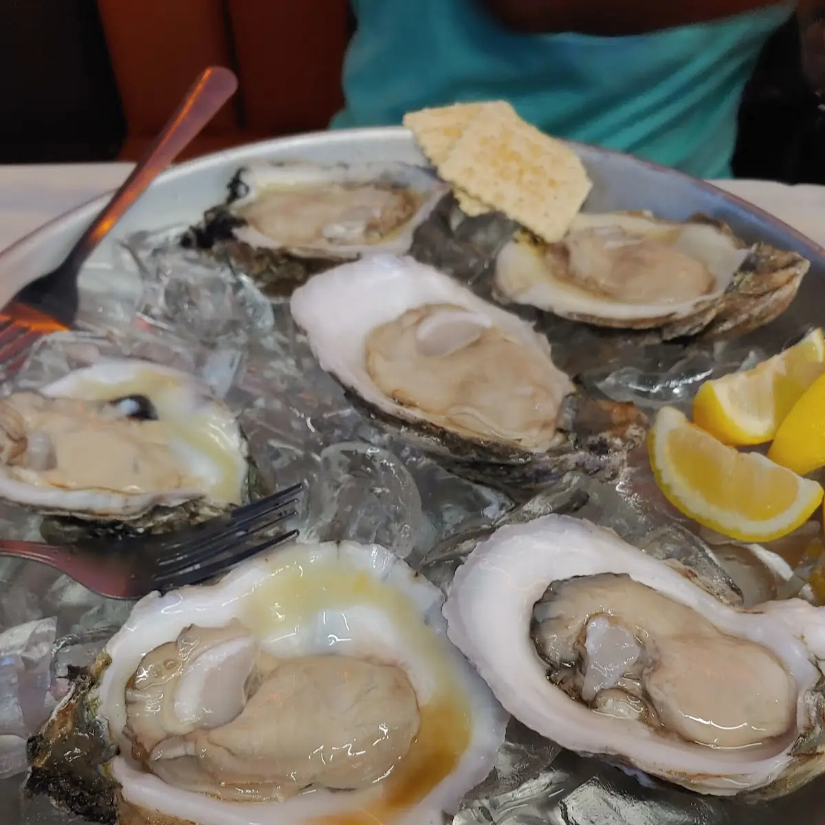 Fresh Oysters with Roe