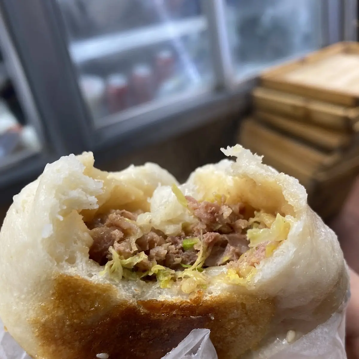 Vegetable & Pork Bun