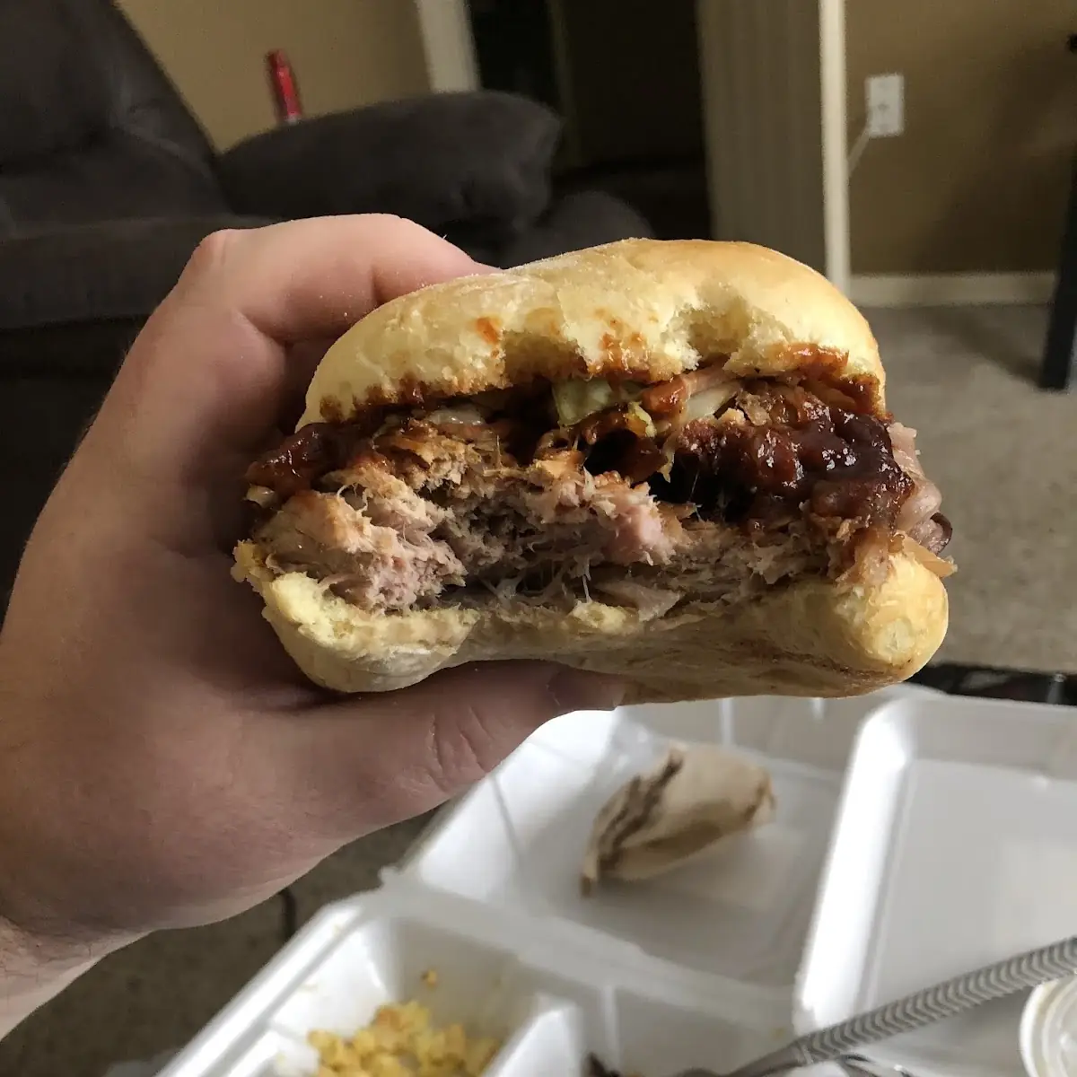 Rib Tip Sandwich