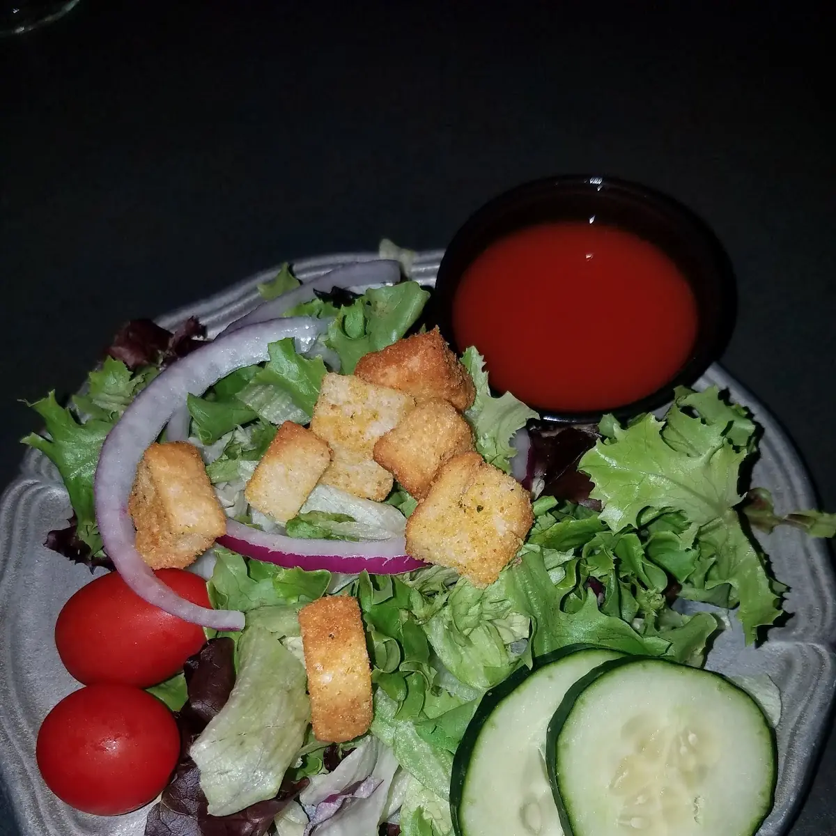 Side Salad with French Dressing