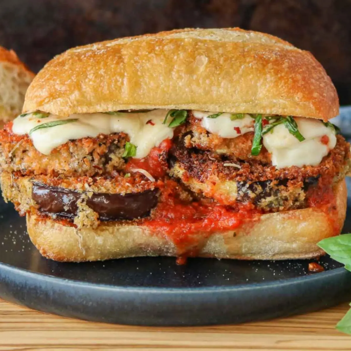 Eggplant Parm Sub Sooooo Yummy