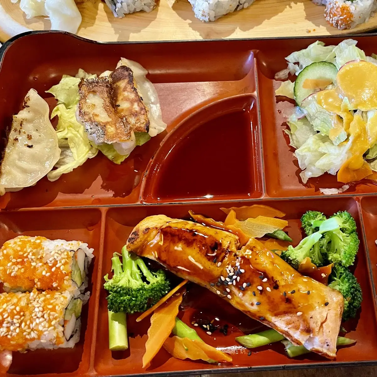 Bento Box with Salmon