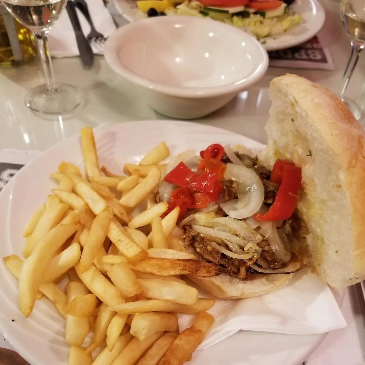 Cacoila Sandwich with Cebolada