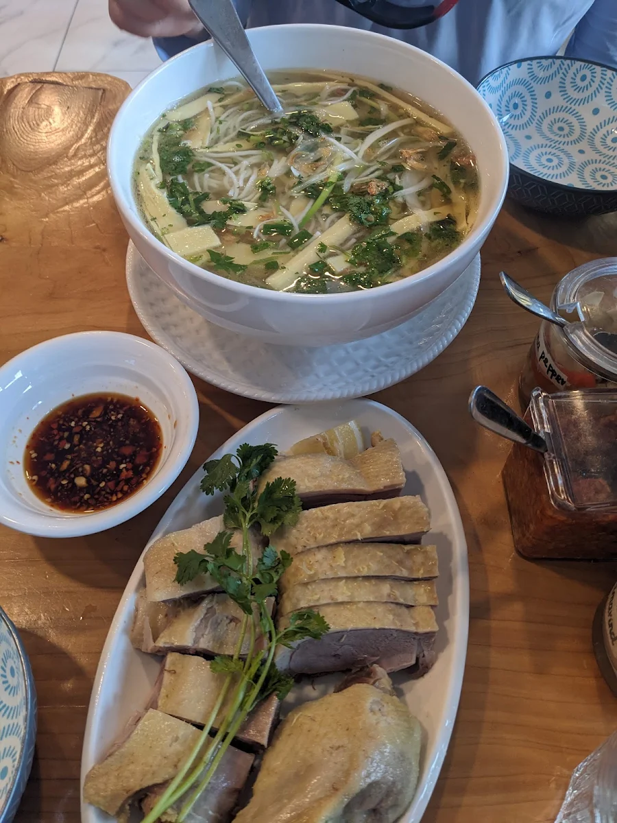 Duck Noodle Soup with Bamboo Shoot