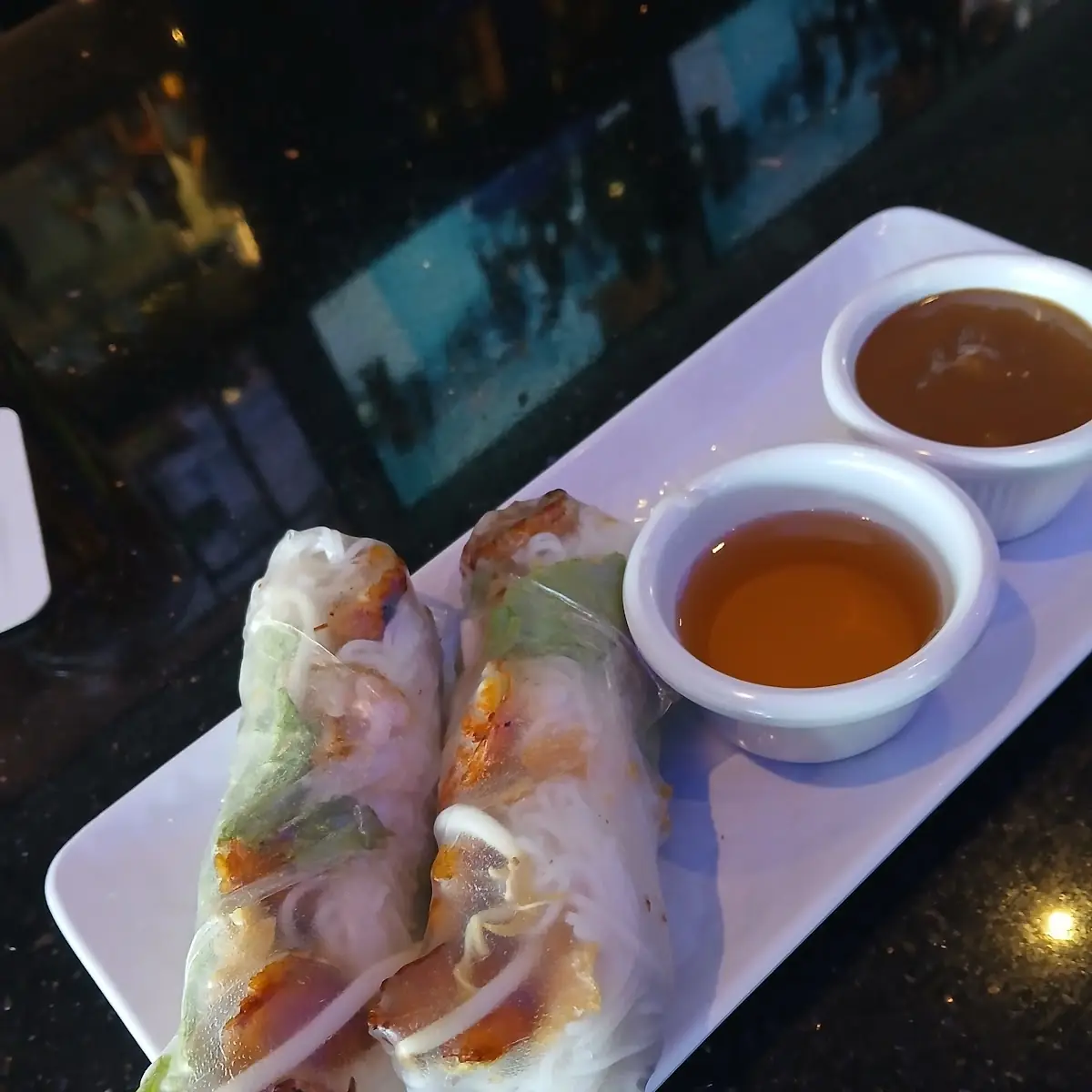 Grilled Shrimp Spring Rolls