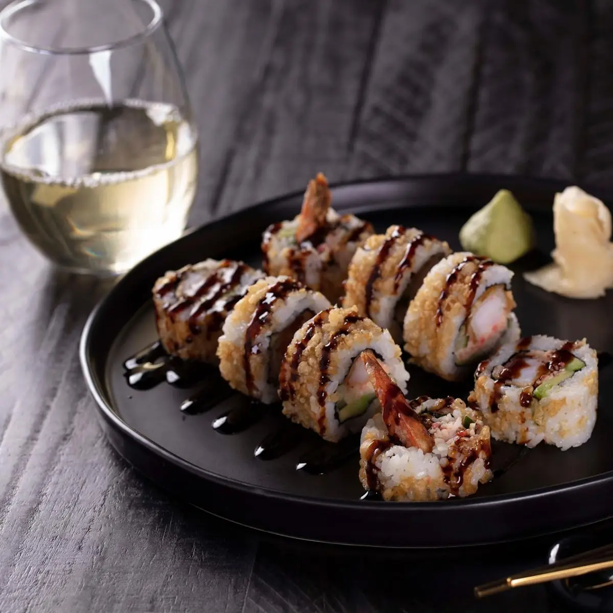 Kung Pao Dragon Roll