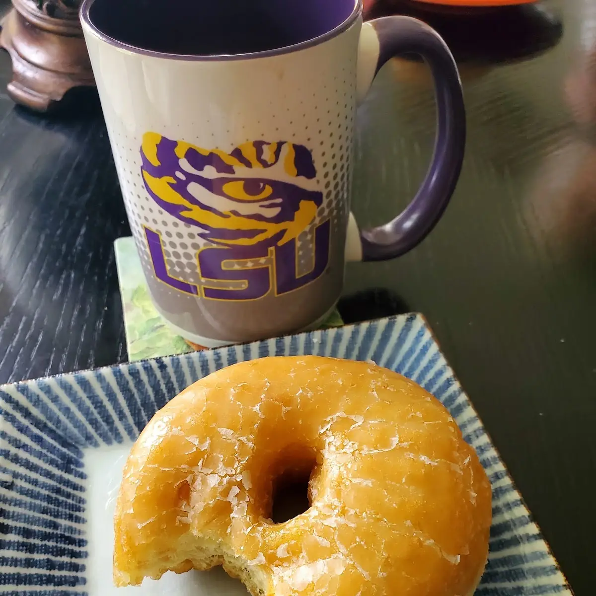 Glazed Donuts and Coffee
