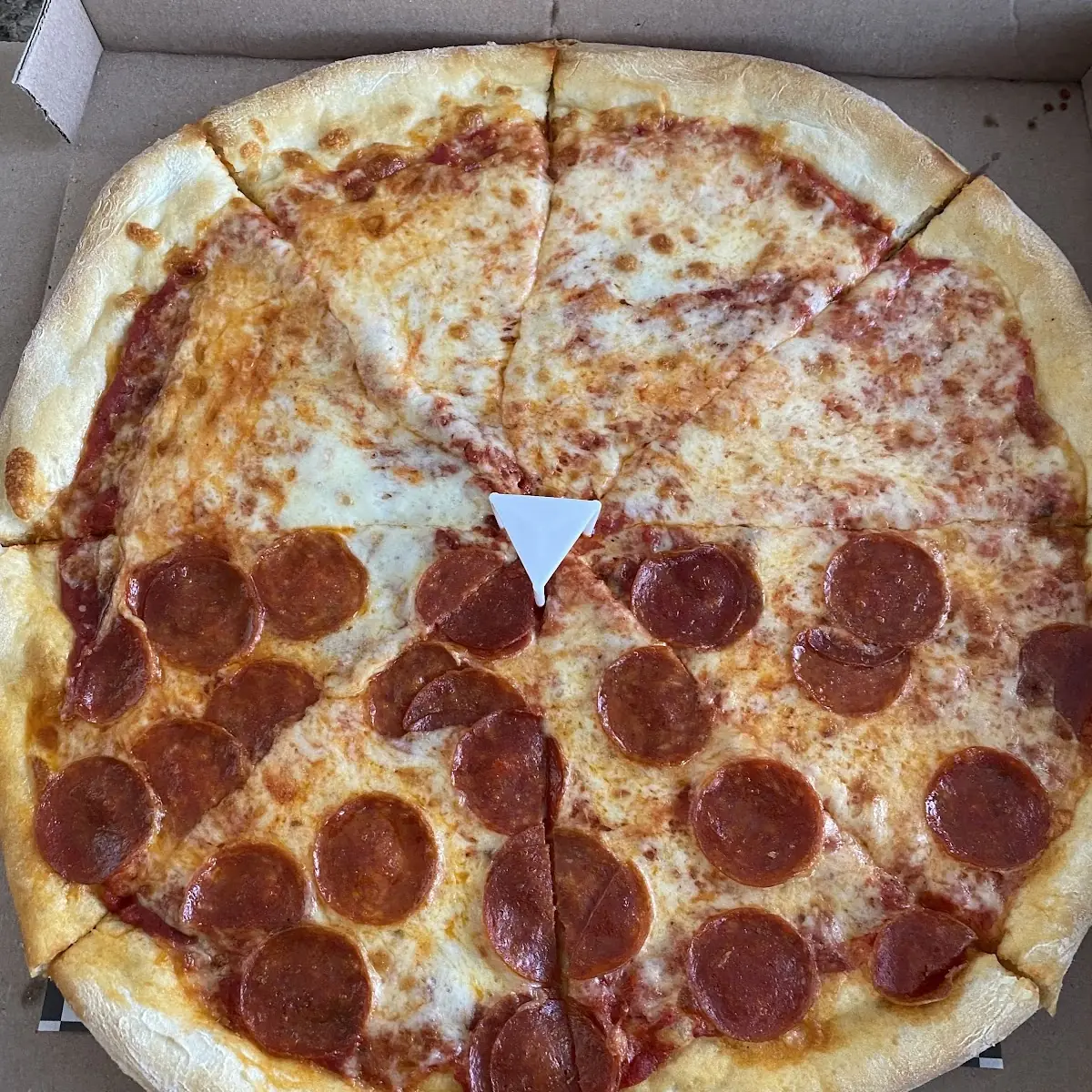 Cheese and Pepperoni Pizza