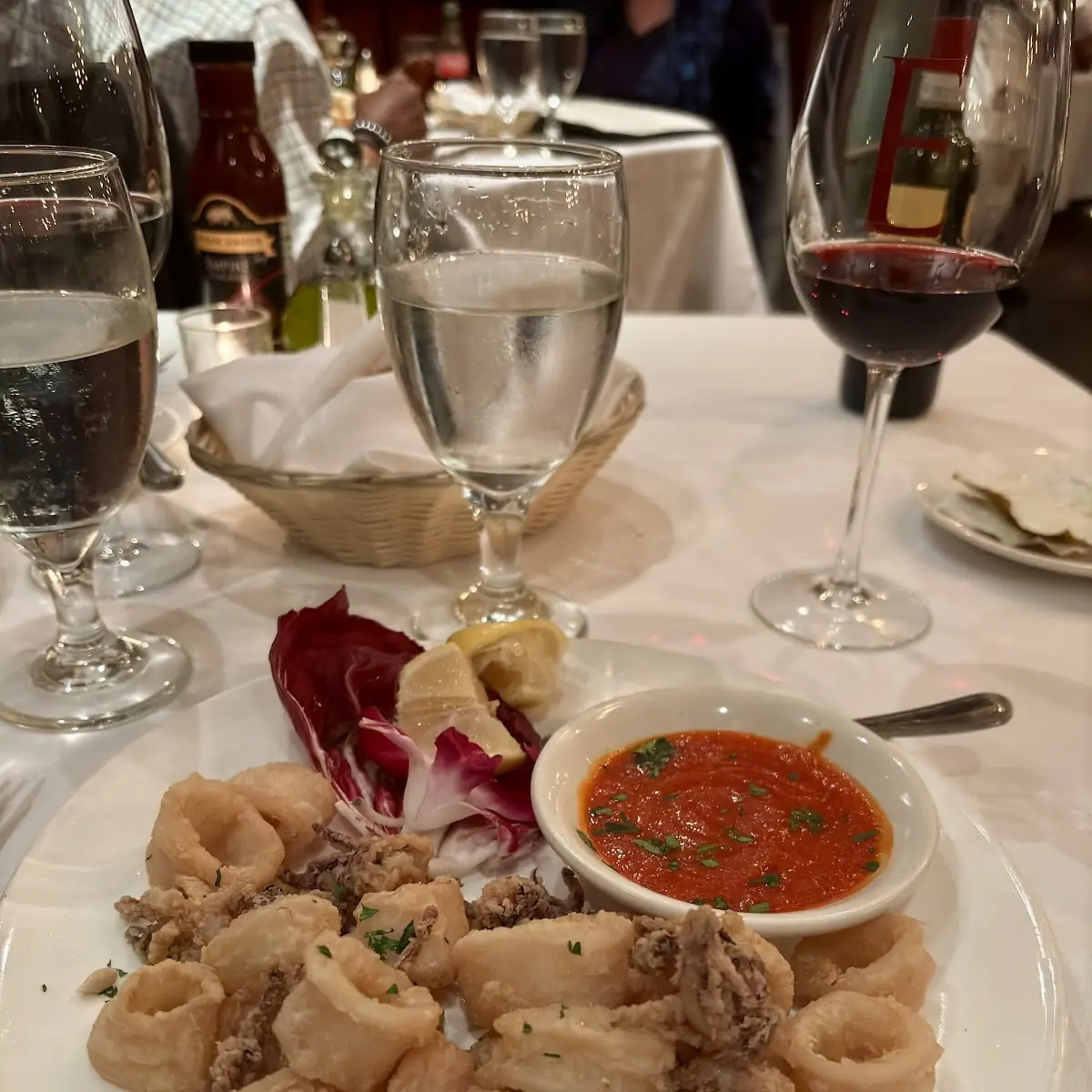 Fried Calamari with Marinara Sauce