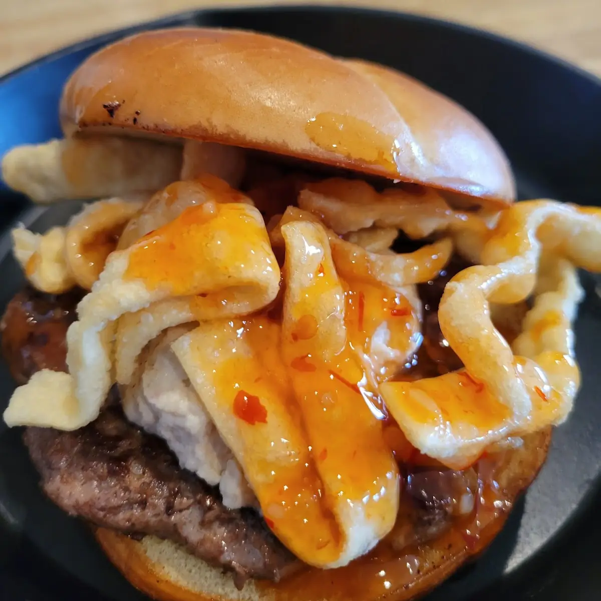 Crab Rangoon Burger