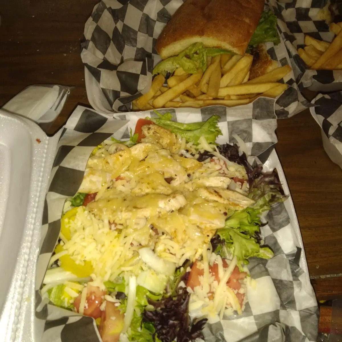 Flaming Chicken Salad
