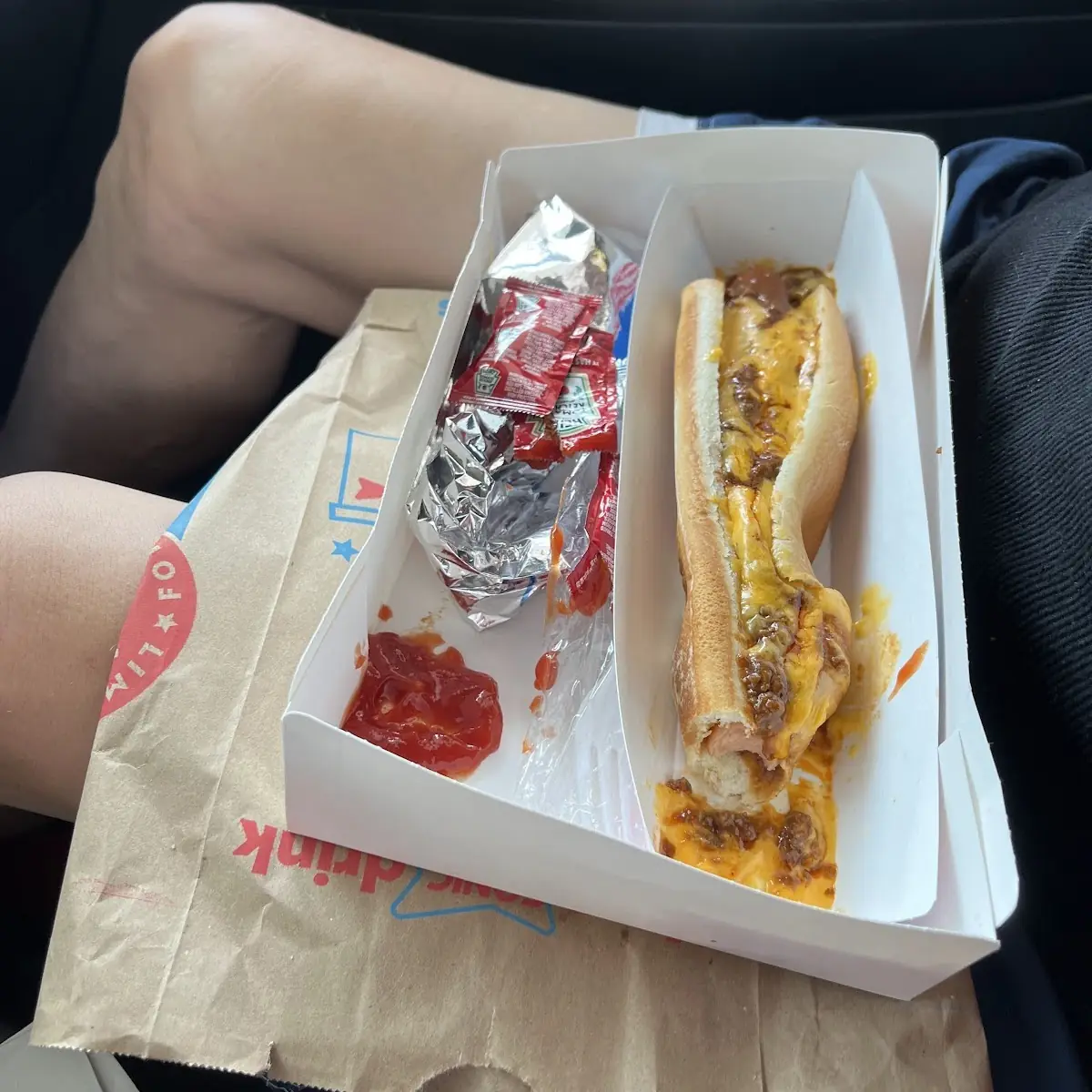 Foot Long Hot Dog