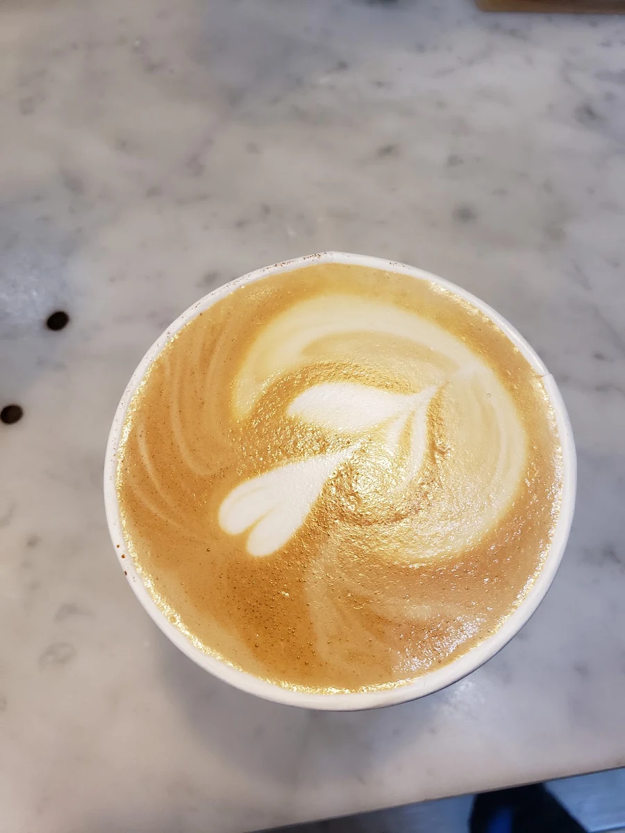 Heart Shaped Latte Art