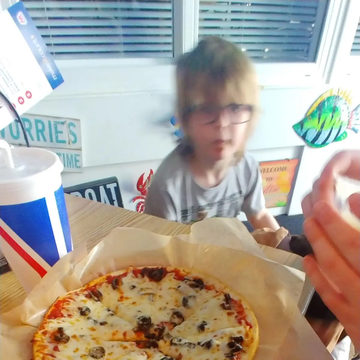 Pizza with Cheese and Olive