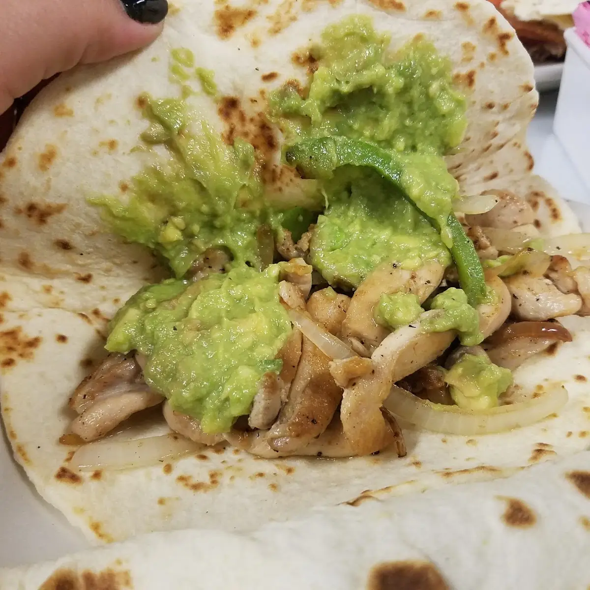 Chicken Fajita with Guacamole