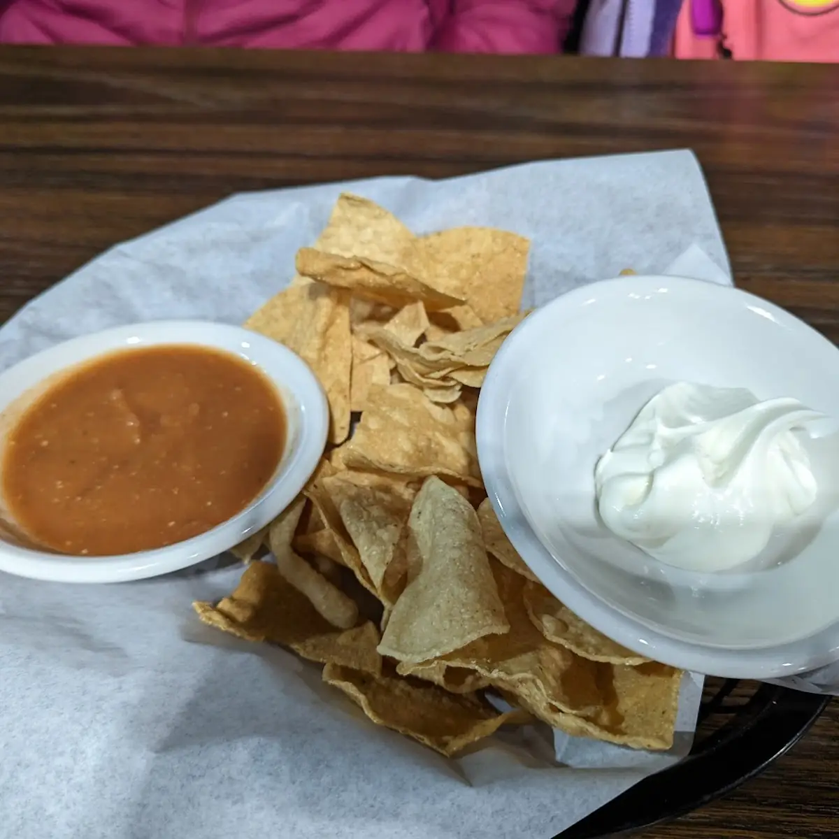 Chips Salsa & Sour Cream