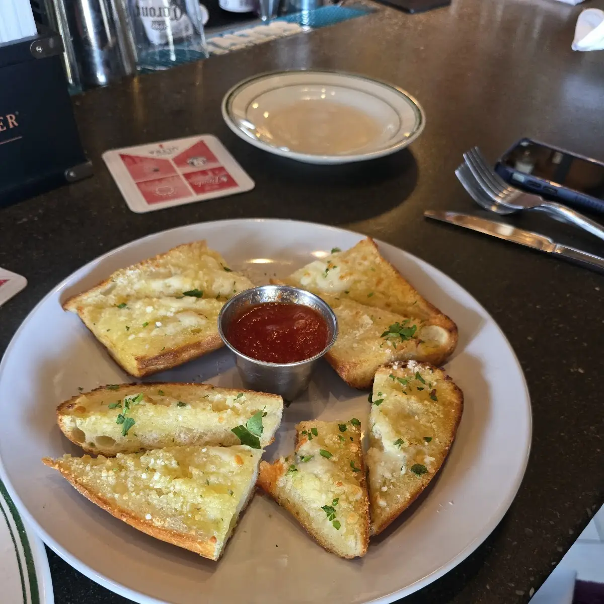 Cheesy Truffle Garlic Bread