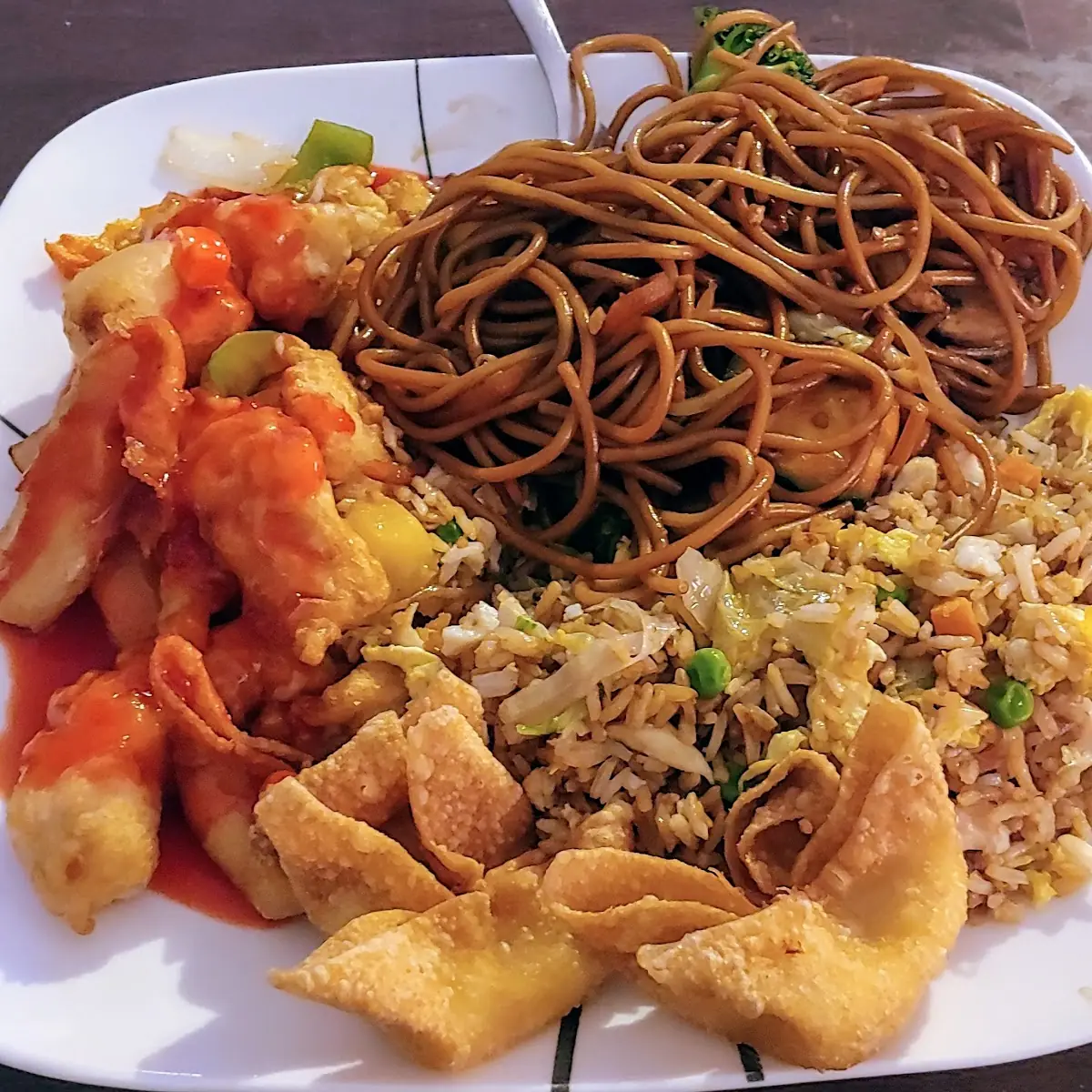 Sweet and Sour Chicken Chow Mein