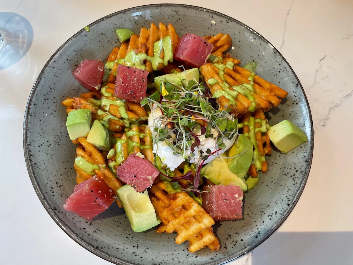 Tuna Crudo Poutine