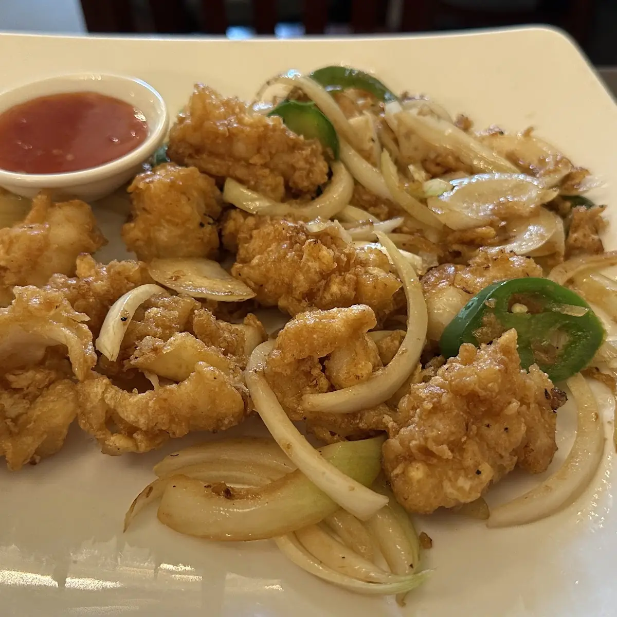 Fried Salted Calamari - Mực Rang Muối
