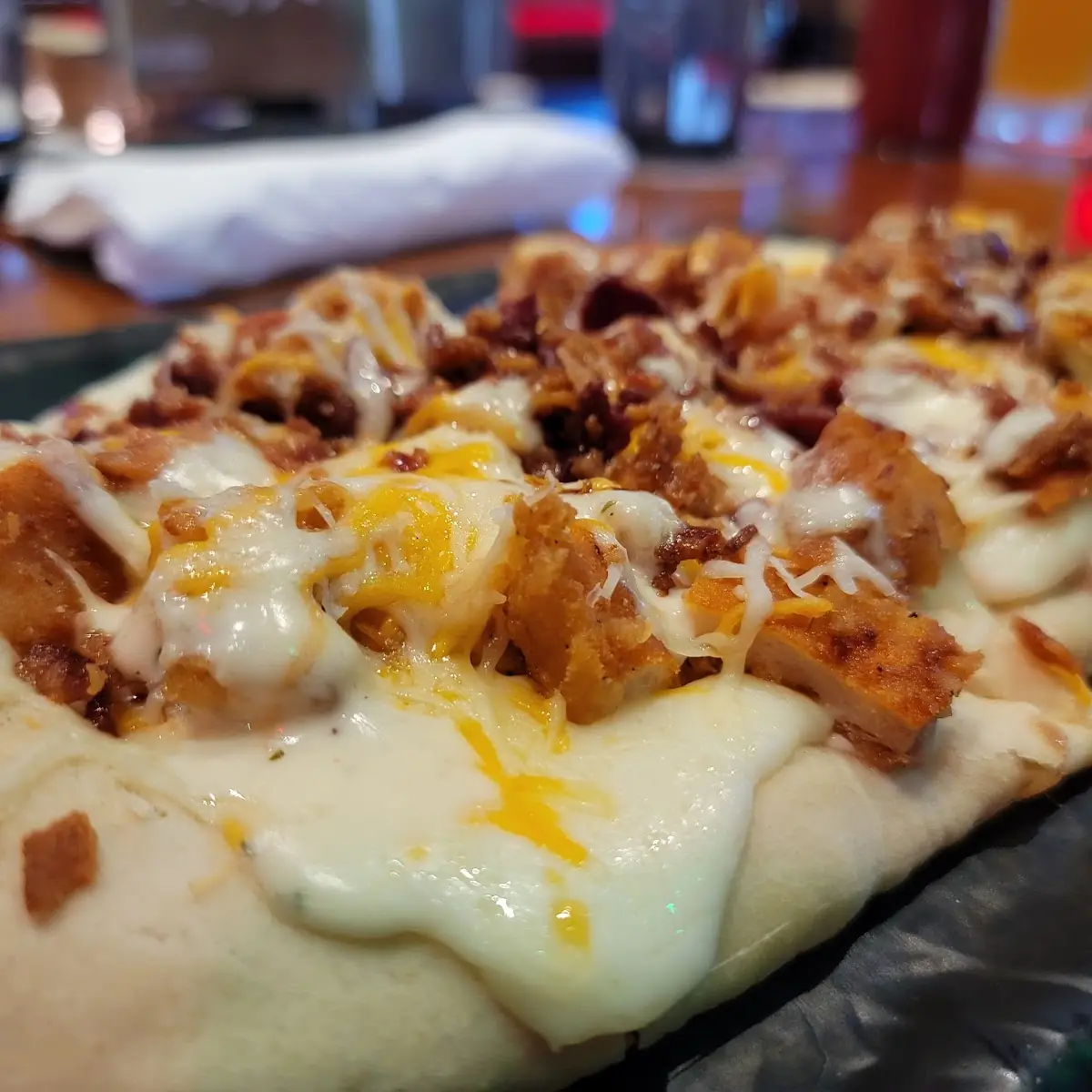 Chicken Bacon Ranch on Flatbread
